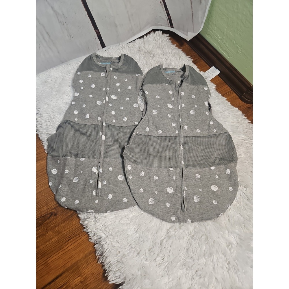 Happiest Baby Sleepea Newborn 0-2 MONTHS  Swaddle LOT OF 2 BABY‎ Sleepwear